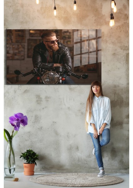 Creative Fashion 3d Dekoratif Baskı Yatay Cam Tablo 01 modelleri