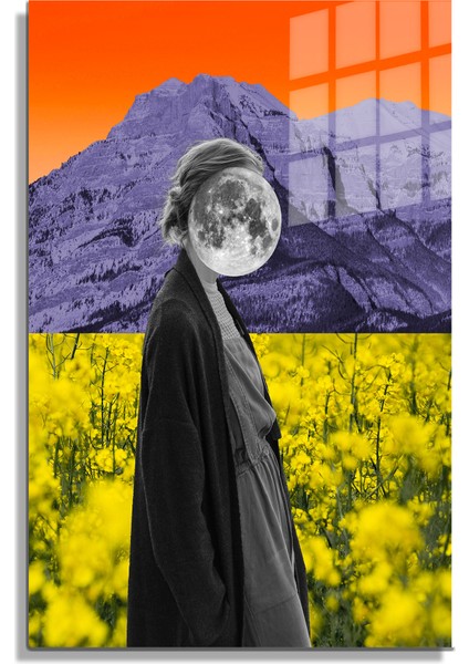 Popart Digital Sanatlar,3d Dekoratif Baskı Cam Tablo 68