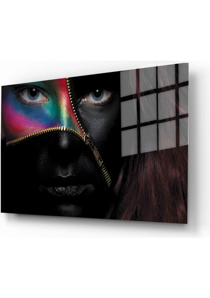 Creative Fashion 3d Dekoratif Baskı Yatay Cam Tablo 01 fiyatları