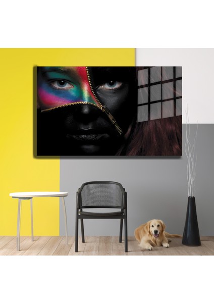 Creative Fashion 3d Dekoratif Baskı Yatay Cam Tablo 01 fırsatları