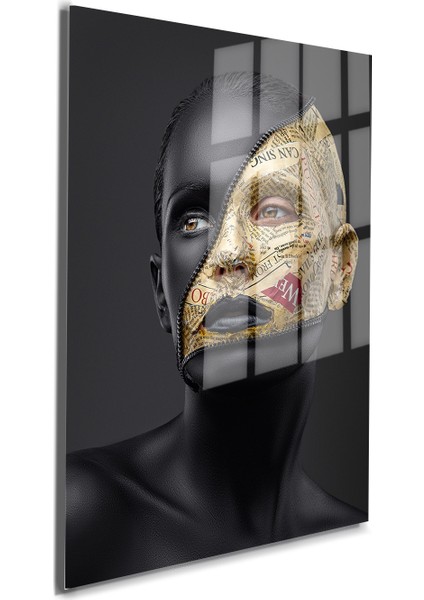Creative Fashion 3d Dekoratif Baskı Cam Tablo 01 fiyatları