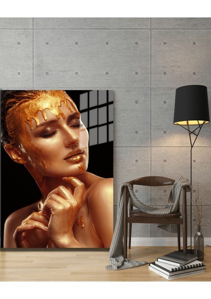 Creative Fashion 3d Dekoratif Baskı Cam Tablo 01 modelleri