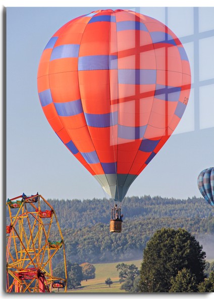 Doğa, Manzara 3d Dekoratif Bask Cam Tablo 14