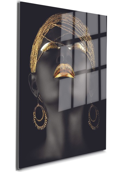 Creative Fashion 3d Dekoratif Baskı Cam Tablo 01