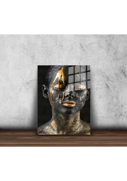 Creative Fashion 3d Dekoratif Baskı Cam Tablo 01 fırsatları