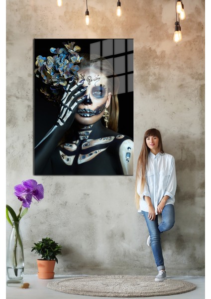 Creative Fashion 3d Dekoratif Baskı Cam Tablo 01 indirimleri