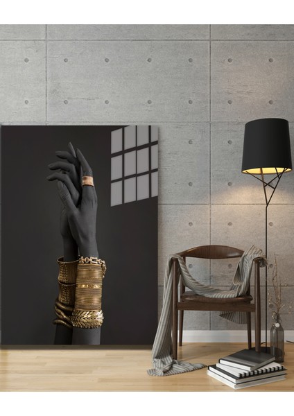 Creative Fashion 3d Dekoratif Baskı Cam Tablo 01 modelleri