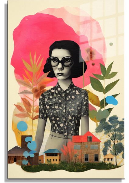 Popart Digital Sanatlar,3d Dekoratif Baskı Cam Tablo 27