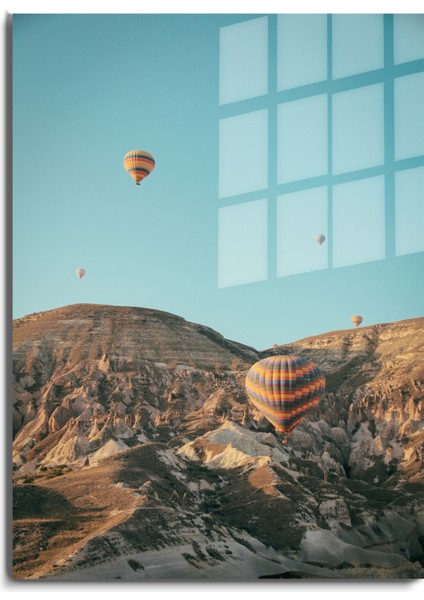 Doğa, Manzara 3d Dekoratif Bask Cam Tablo 11