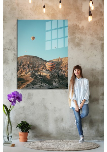 Doğa, Manzara 3d Dekoratif Bask Cam Tablo 11