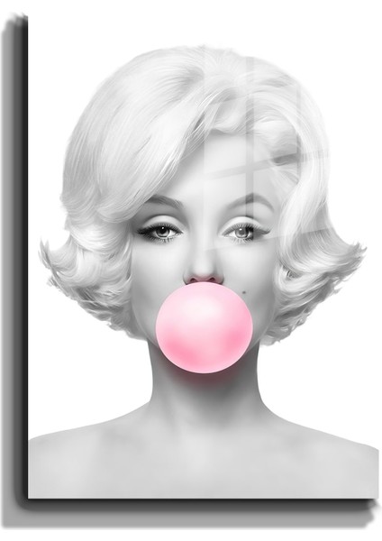 Creative Fashion 3d Dekoratif Baskı Cam Tablo 01