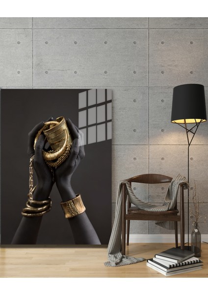 Creative Fashion 3d Dekoratif Baskı Cam Tablo 01 modelleri
