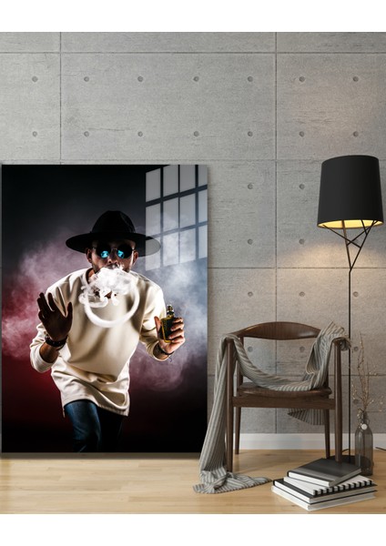 Creative Fashion 3d Dekoratif Baskı Cam Tablo 01 modelleri