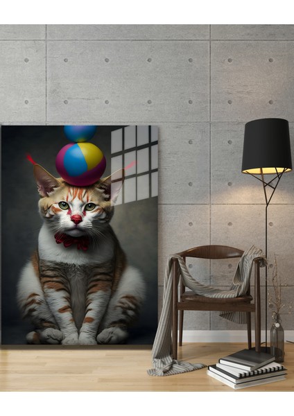 Eğlenceli Hayvanlar, Yapay Zeka Destekli, 3d Dekoratif Baskı Cam Tablo 262 modelleri