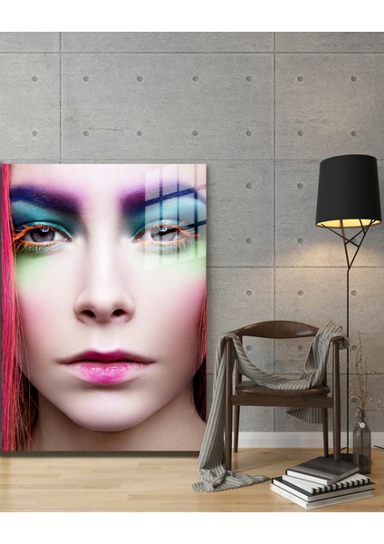 Creative Fashion 3d Dekoratif Baskı Cam Tablo 01 modelleri