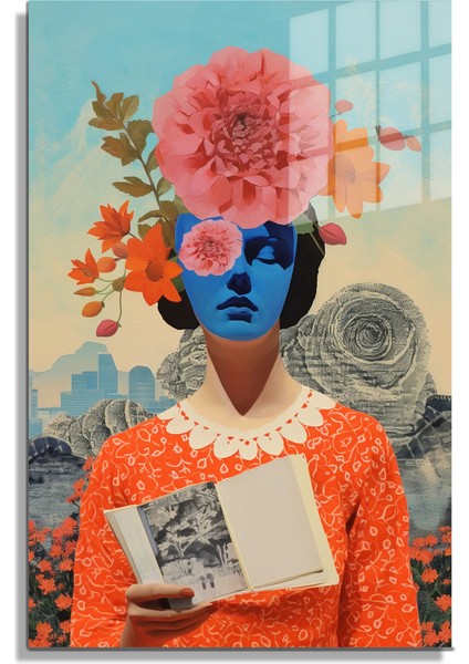 Popart Digital Sanatlar,3d Dekoratif Baskı Cam Tablo 23