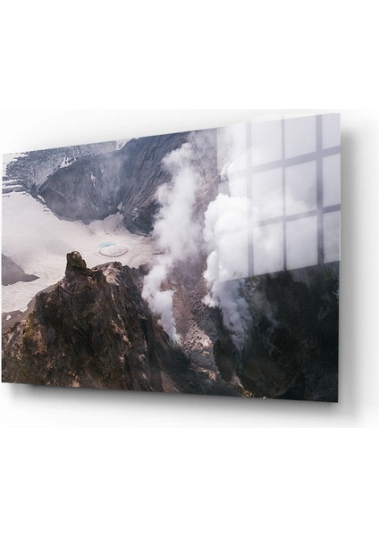 Doğa, Manzara 3d Dekoratif Baskı Yatay Cam Tablo 01