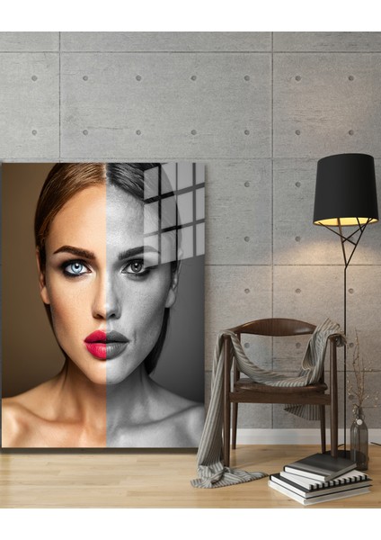 Creative Fashion 3d Dekoratif Baskı Cam Tablo 01 modelleri