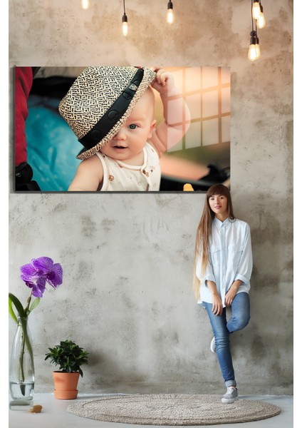 Creative Fashion 3d Dekoratif Baskı Yatay Cam Tablo 01 modelleri