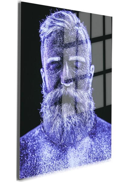 Creative Fashion 3d Dekoratif Baskı Cam Tablo 01