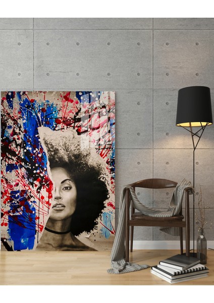 Popart Digital Sanatlar,3d Dekoratif Baskı Cam Tablo 108