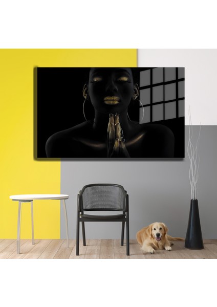 Creative Fashion 3d Dekoratif Baskı Yatay Cam Tablo 01 fırsatları