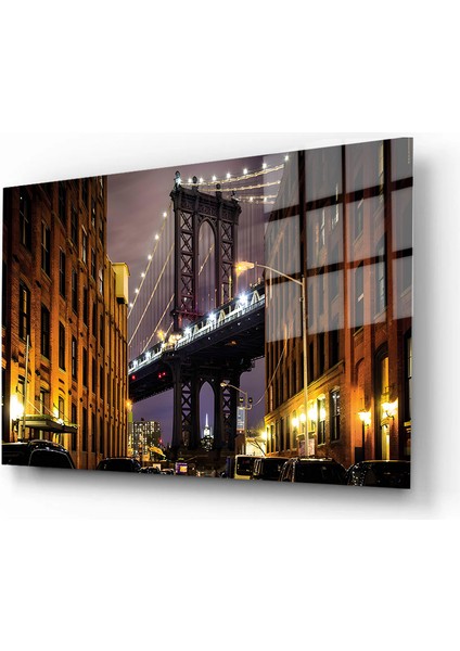 Şehirler Ve Manzaralar, Yapay Zeka Destekli, 3d Dekoratif Baskı Yatay Cam Tablo 281 fiyatları