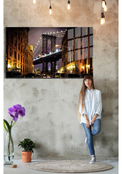 Şehirler Ve Manzaralar, Yapay Zeka Destekli, 3d Dekoratif Baskı Yatay Cam Tablo 281 fırsatları