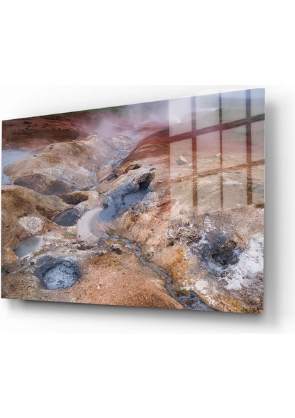 Doğa, Manzara 3d Dekoratif Baskı Yatay Cam Tablo 01