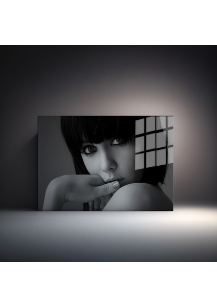 Creative Fashion 3d Dekoratif Baskı Yatay Cam Tablo 01 indirimleri