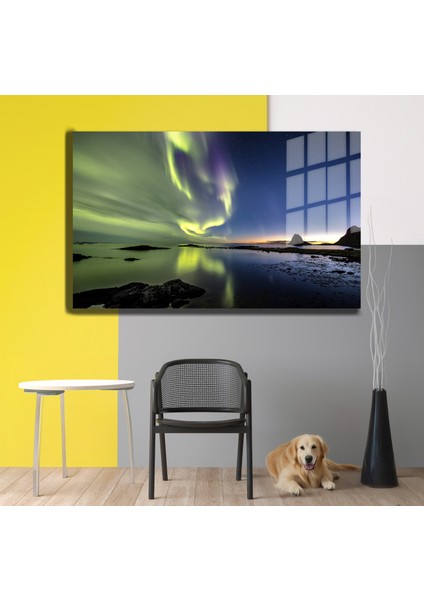 Doğa, Manzara 3d Dekoratif Baskı Yatay Cam Tablo 01 fiyatları