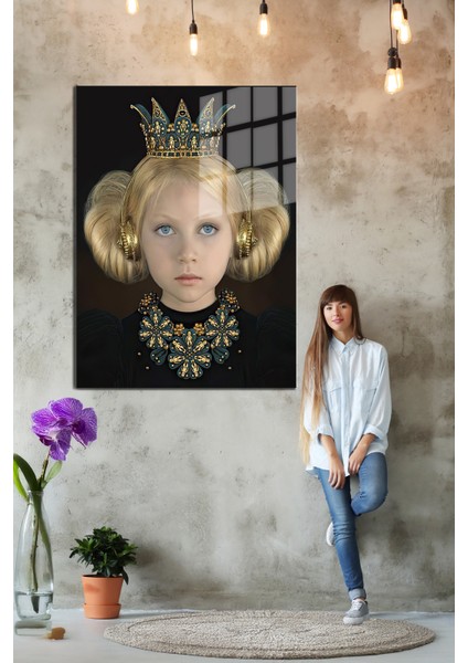 Creative Fashion 3d Dekoratif Baskı Cam Tablo 01