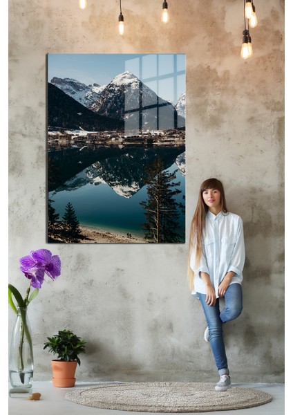 Doğa, Manzara 3d Dekoratif Bask Cam Tablo 103