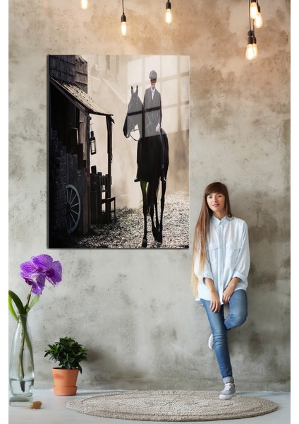 Creative Fashion 3d Dekoratif Baskı Cam Tablo 01