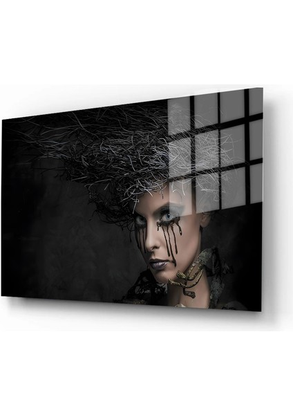 Creative Fashion 3D Dekoratif Baskı Yatay Cam Tablo 01 fiyatları