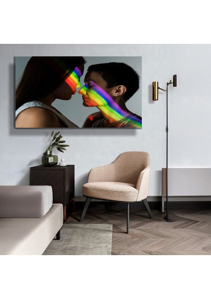Popart Digital Sanatlar,3d Dekoratif Baskı Yatay Cam Tablo 18