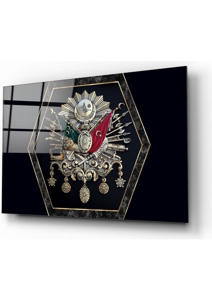 Osmanlı Tuğrası Cam Tablo | Hediyelik, Dekoratif, Ofis, Mutfak fiyatları