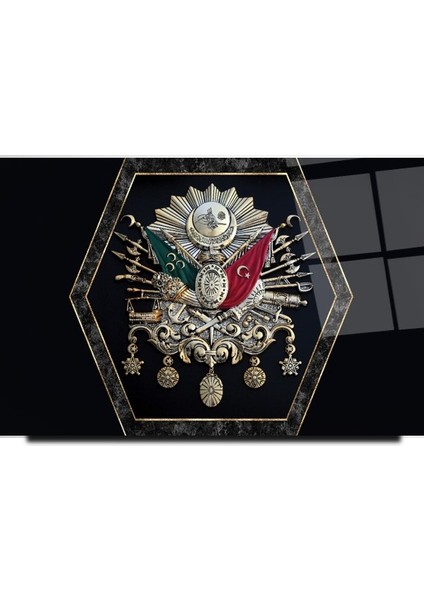 Osmanlı Tuğrası Cam Tablo | Hediyelik, Dekoratif, Ofis, Mutfak modelleri