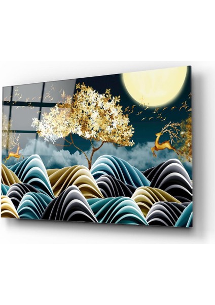 Gold Tema Cam Tablo | Hediyelik, Dekoratif, Ofis, Mutfak fiyatları