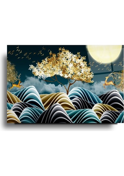 Gold Tema Cam Tablo | Hediyelik, Dekoratif, Ofis, Mutfak modelleri