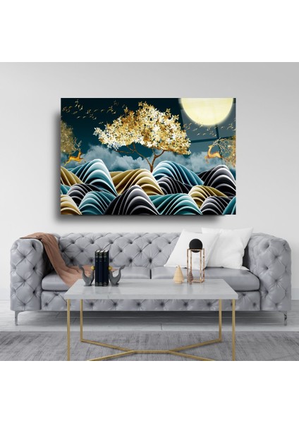 Gold Tema Cam Tablo | Hediyelik, Dekoratif, Ofis, Mutfak indirimleri