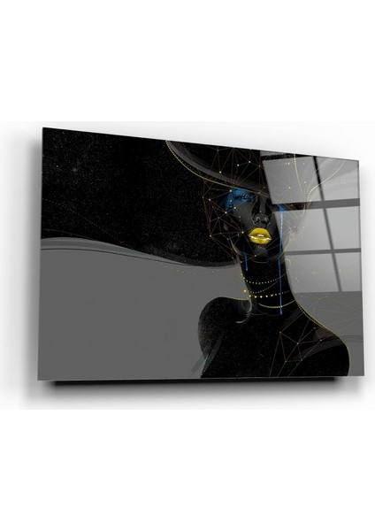 Kadın Cam Tablo | Hediyelik, Dekoratif, Ofis, Mutfak