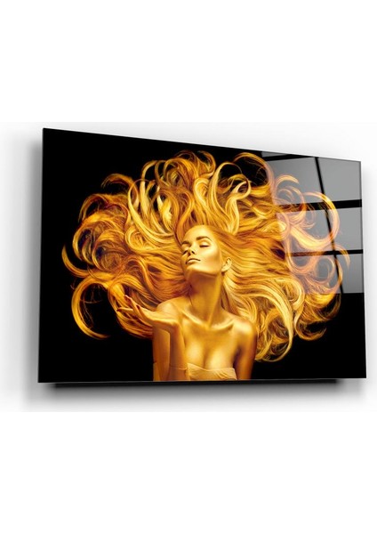 Kadın Cam Tablo | Hediyelik, Dekoratif, Ofis, Mutfak