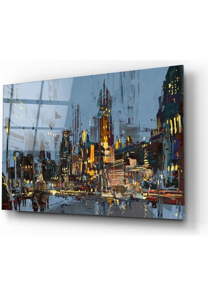Mozaik Şehir Cam Tablo | Hediyelik, Dekoratif, Ofis, Mutfak fiyatları