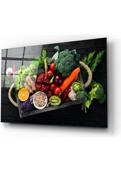 Sebzeler Cam Tablo | Hediyelik, Dekoratif, Ofis, Mutfak fiyatları