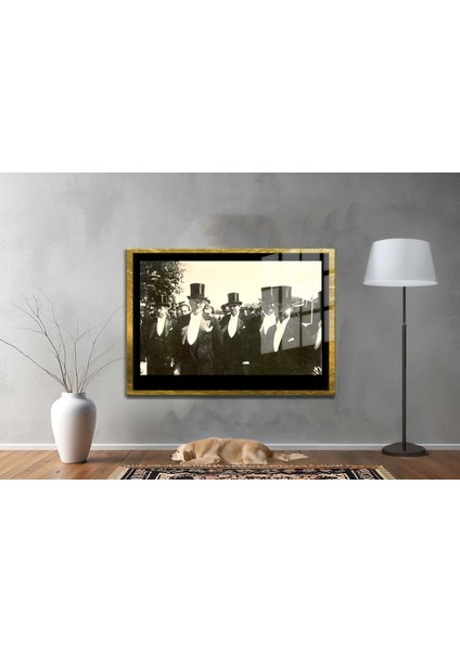 Yapay Zeka ile Yenilenmiş Atatürk Fotoğrafları Siyah Beyaz Cam Tablo, 3D Dekoratif Baskı 804 fiyatları