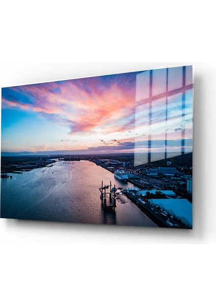 Dekoratif Doğa, Manzara Cam Tablolar, 3D Dekoratif Baskı 45