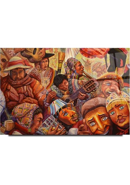 Silüetler Cam Tablo | Hediyelik, Dekoratif, Ofis, Mutfak modelleri