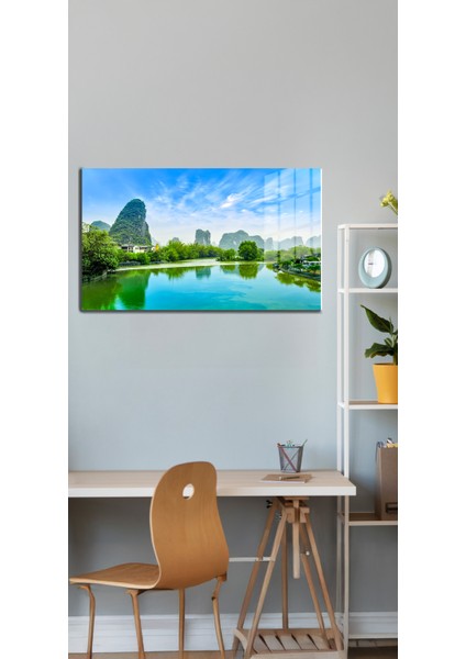 Dekoratif Doğa, Manzara Cam Tablolar, 3D Dekoratif Baskı 203