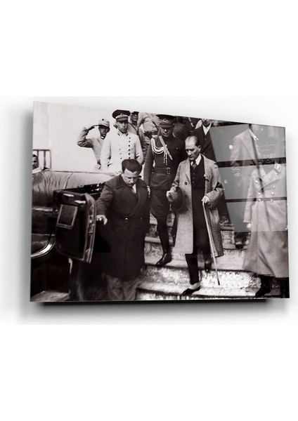 Atatürk Cam Tablo | Hediyelik, Dekoratif, Ofis, Mutfak
